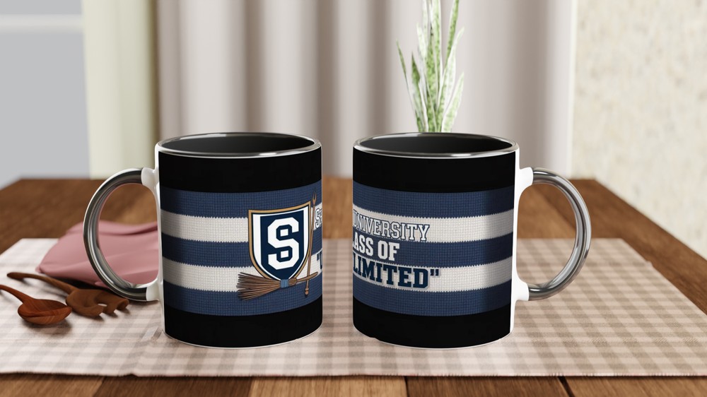 Wicked Shiz University Mug | Musical Theatre Gift | Vintage Varsity Crest Mug | Present for Theatre Lovers — view 9