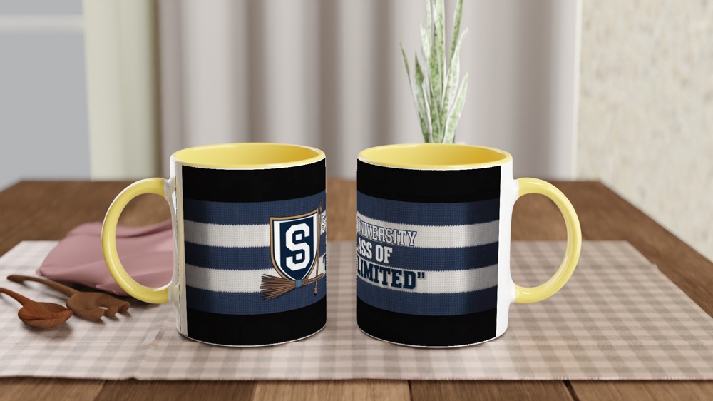 Wicked Shiz University Mug | Musical Theatre Gift | Vintage Varsity Crest Mug | Present for Theatre Lovers — view 8