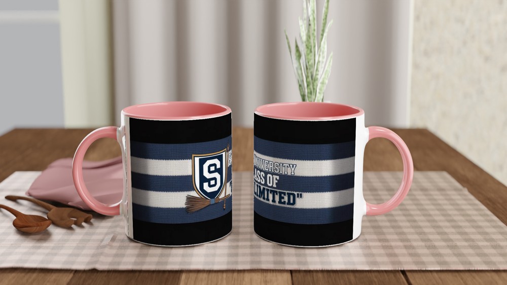 Wicked Shiz University Mug | Musical Theatre Gift | Vintage Varsity Crest Mug | Present for Theatre Lovers — view 6