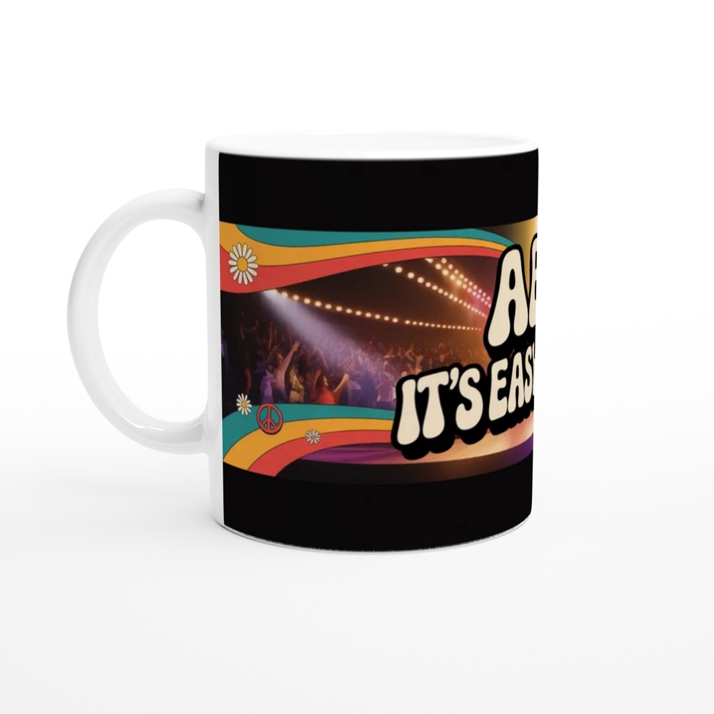 ABC Easy As 123 Retro 70s Groovy Disco Mug — view 10