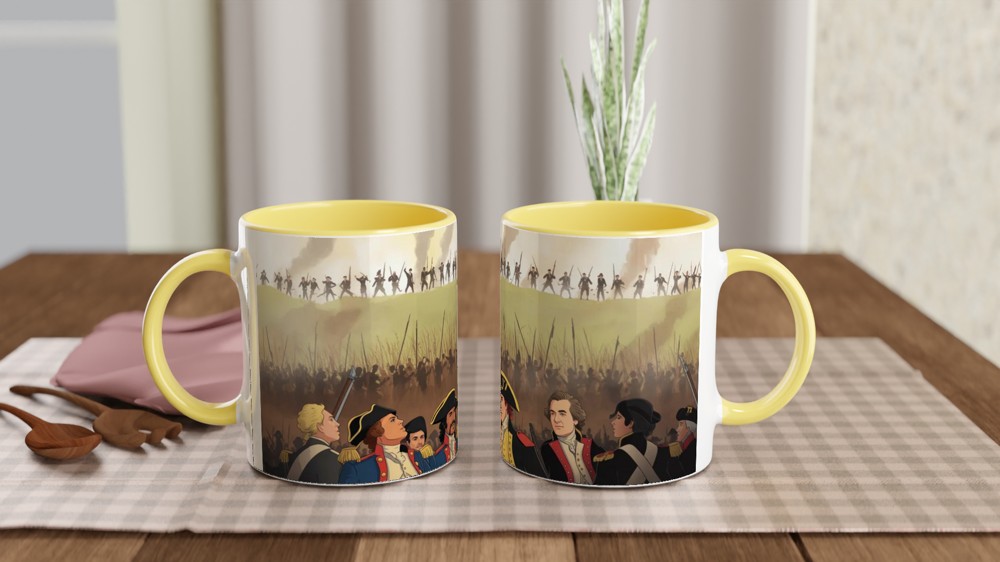 Yorktown Hamilton Mug | The World Turned Upside Down | Musical Theatre Gift | Theatre Lover Present — view 8