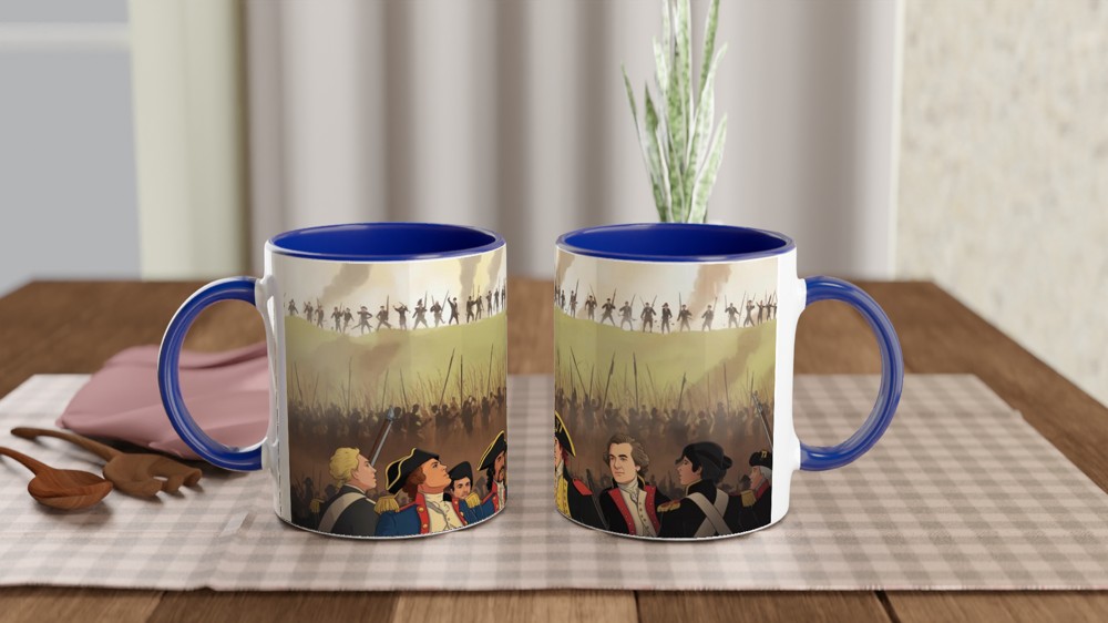 Yorktown Hamilton Mug | The World Turned Upside Down | Musical Theatre Gift | Theatre Lover Present — view 4