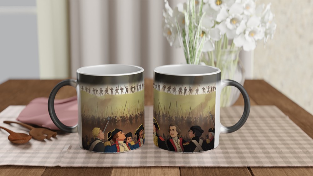 Yorktown Hamilton Mug | The World Turned Upside Down | Musical Theatre Gift | Theatre Lover Present — view 3
