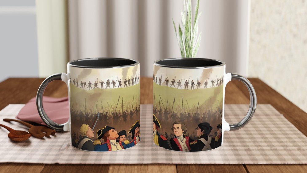 Yorktown Hamilton Mug | The World Turned Upside Down | Musical Theatre Gift | Theatre Lover Present — view 9