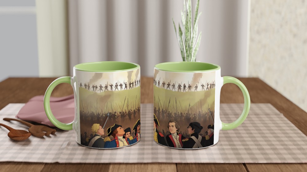 Yorktown Hamilton Mug | The World Turned Upside Down | Musical Theatre Gift | Theatre Lover Present — view 5