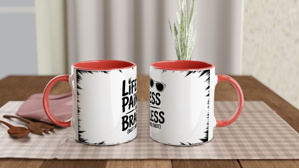 Wicked Fiyero Mug | Carefree Philosophy Quote | Musical Theatre Gift | Birthday Present for Best Friend — view 7