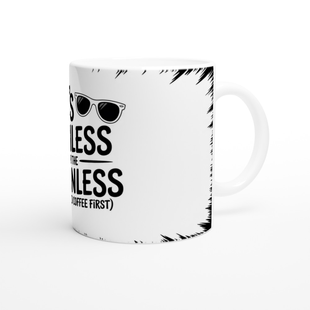 Wicked Fiyero Mug | Carefree Philosophy Quote | Musical Theatre Gift | Birthday Present for Best Friend — view 12