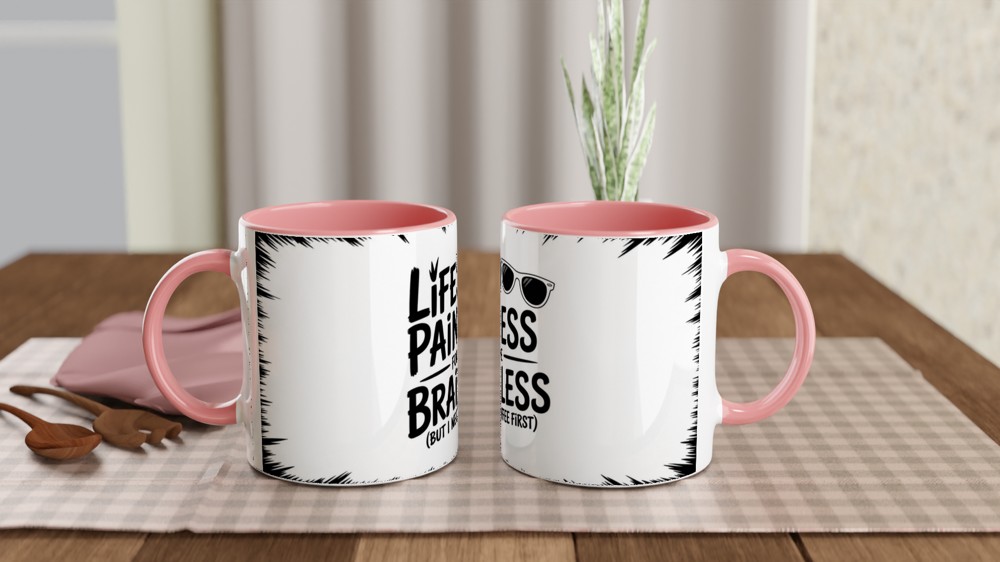 Wicked Fiyero Mug | Carefree Philosophy Quote | Musical Theatre Gift | Birthday Present for Best Friend — view 6