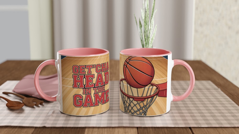 High School Musical Mug | Get'cha Head in the Game Quote | Varsity Basketball Gift | Musical Theatre Present for Best Friend — view 6