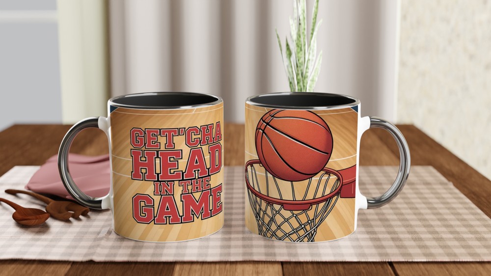 High School Musical Mug | Get'cha Head in the Game Quote | Varsity Basketball Gift | Musical Theatre Present for Best Friend — view 9