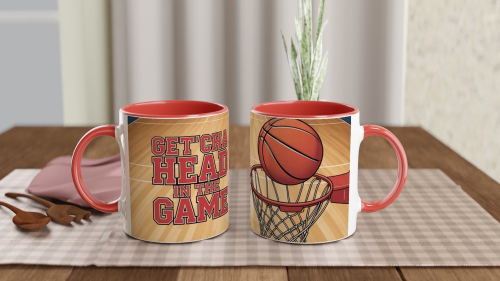 High School Musical Mug | Get'cha Head in the Game Quote | Varsity Basketball Gift | Musical Theatre Present for Best Friend — view 7