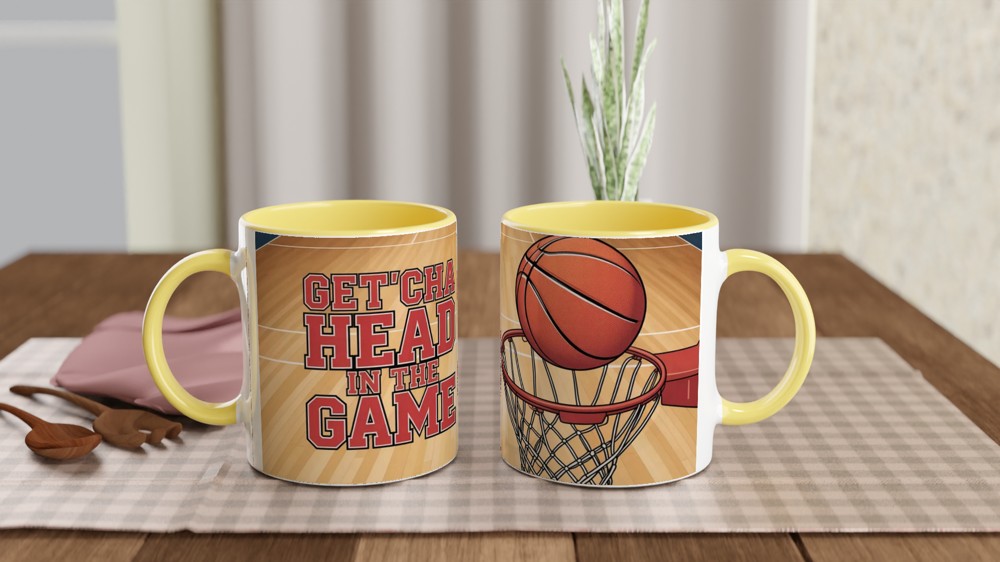 High School Musical Mug | Get'cha Head in the Game Quote | Varsity Basketball Gift | Musical Theatre Present for Best Friend — view 8