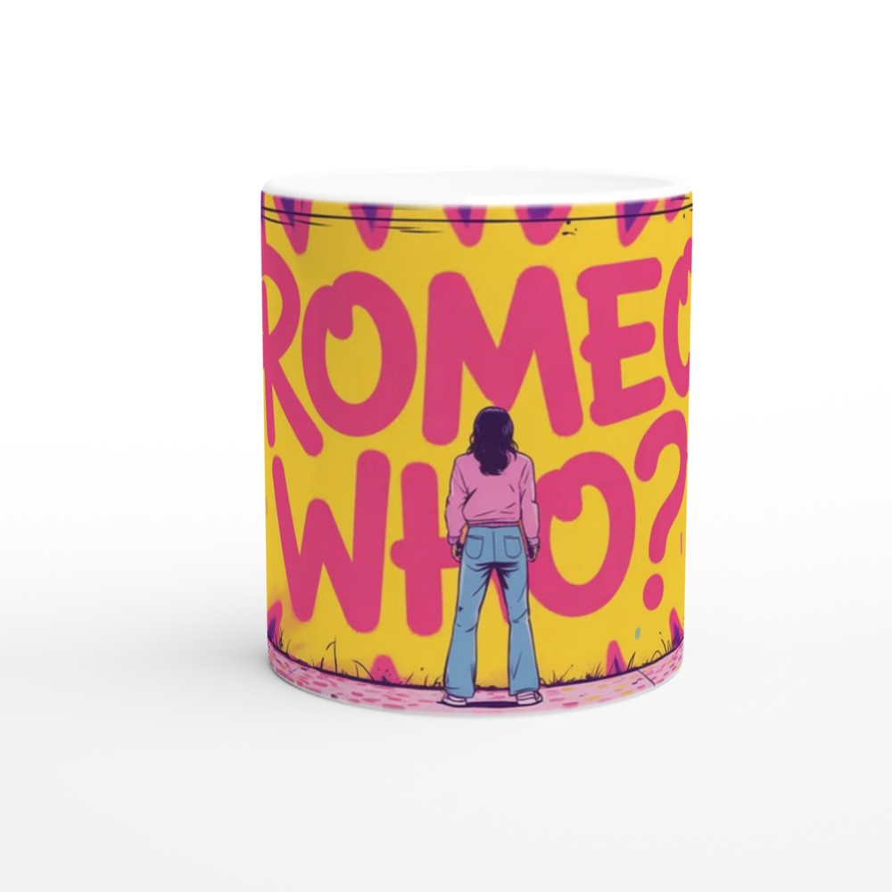 & Juliet Mug | Romeo Who Graffiti Quote | Musical Theatre Gift | West End Present for Her — view 11