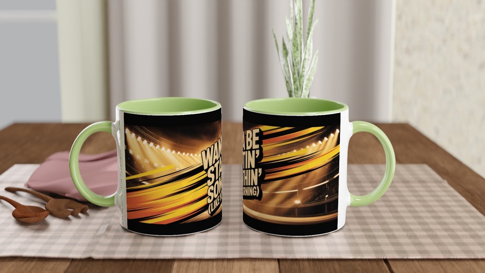 Wanna Be Startin' Somethin' Like My Morning Coffee Mug — view 5
