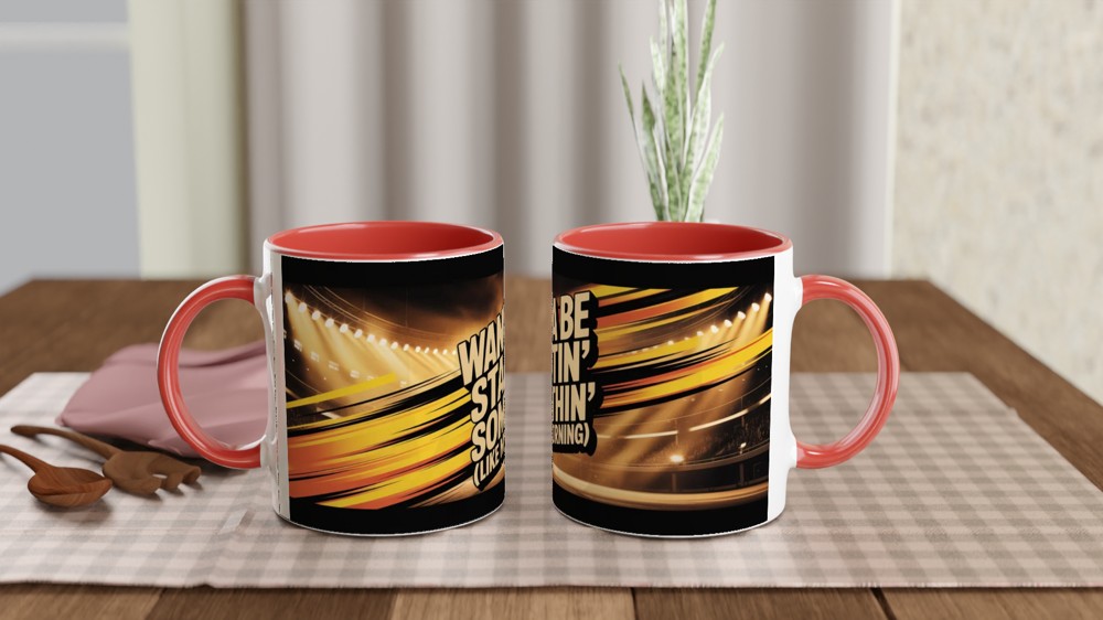 Wanna Be Startin' Somethin' Like My Morning Coffee Mug — view 7