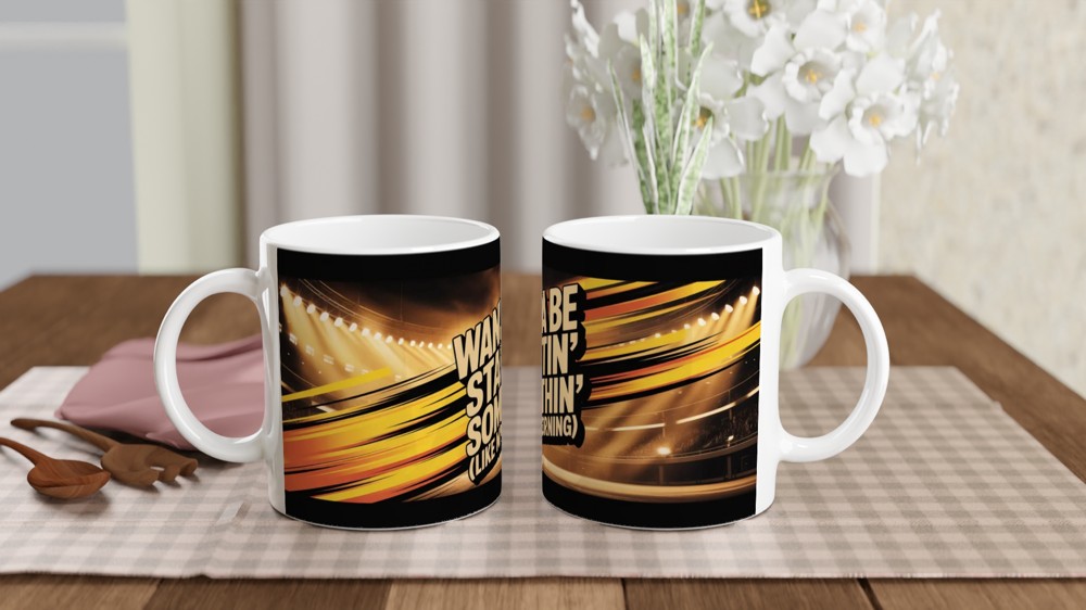 Wanna Be Startin' Somethin' Like My Morning Coffee Mug