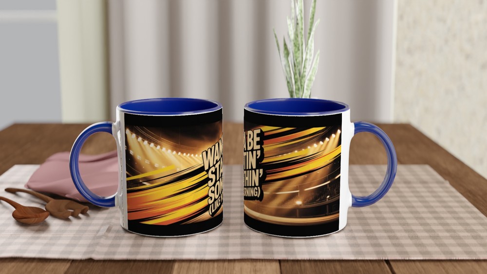 Wanna Be Startin' Somethin' Like My Morning Coffee Mug — view 4