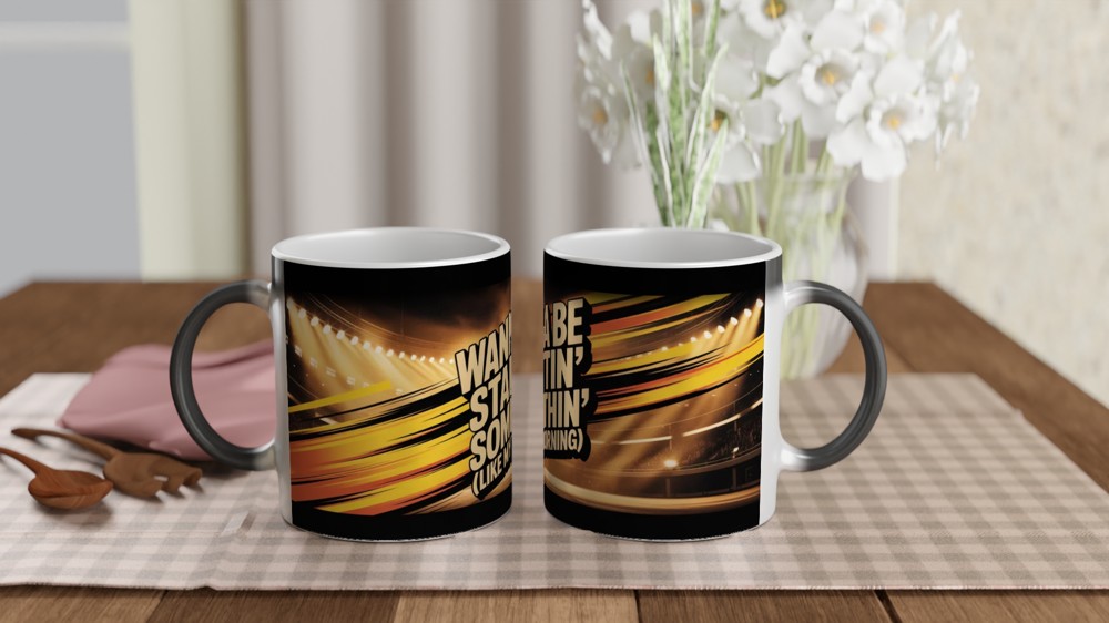Wanna Be Startin' Somethin' Like My Morning Coffee Mug — view 3
