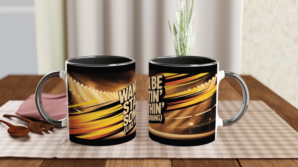 Wanna Be Startin' Somethin' Like My Morning Coffee Mug — view 9
