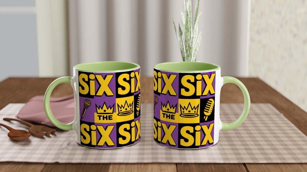 Six The Musical Inspired Pattern Mug — view 5