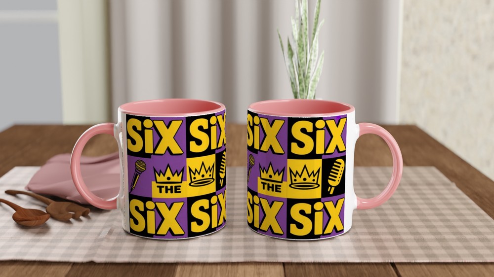 Six The Musical Inspired Pattern Mug — view 6