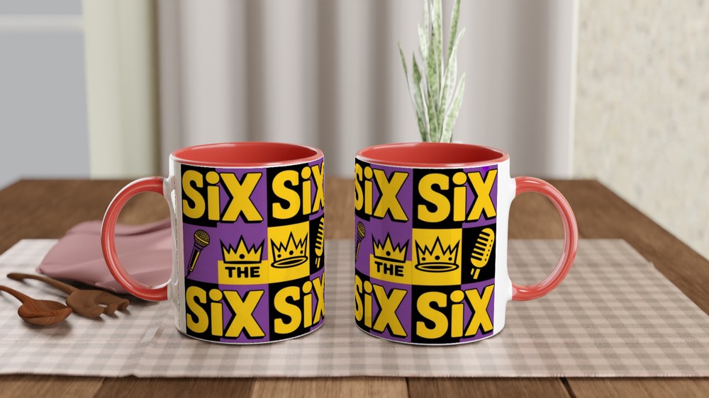 Six The Musical Inspired Pattern Mug — view 7