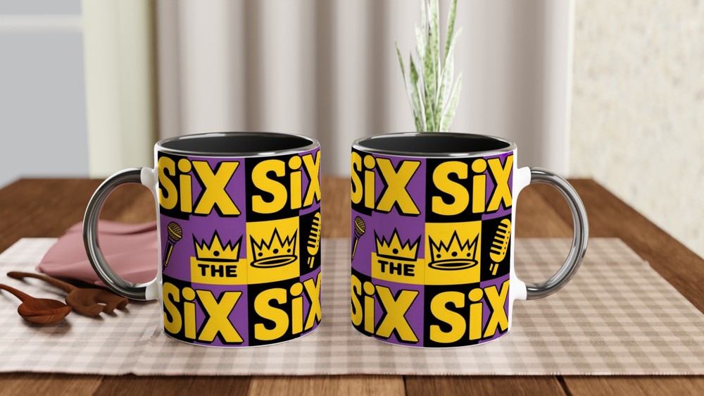 Six The Musical Inspired Pattern Mug — view 9