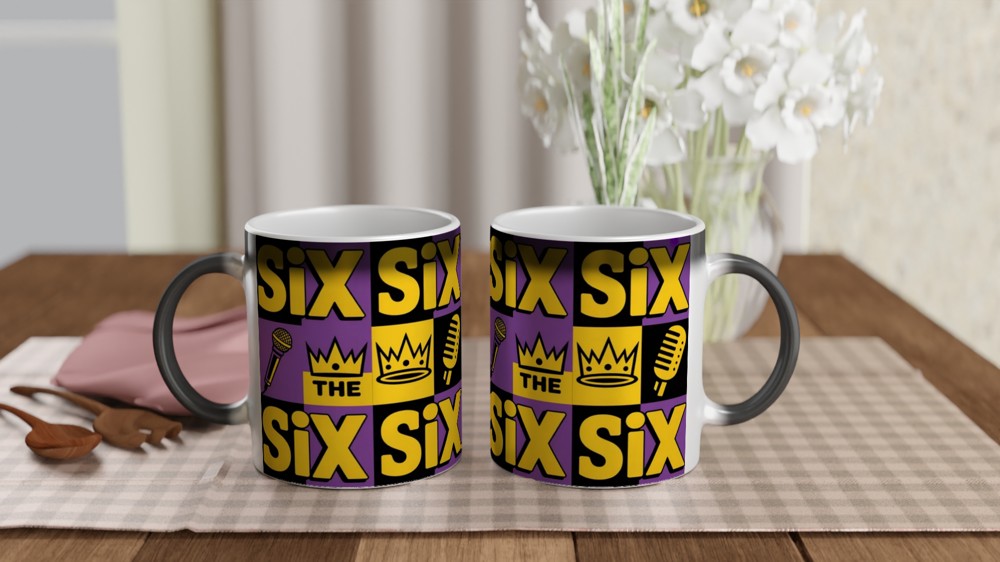 Six The Musical Inspired Pattern Mug — view 3