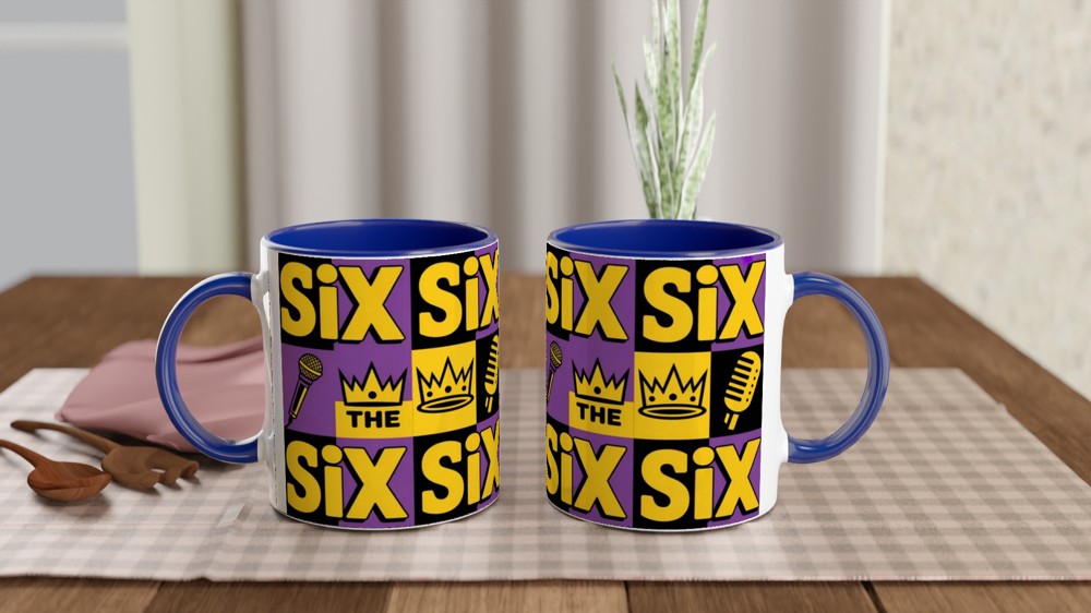 Six The Musical Inspired Pattern Mug — view 4
