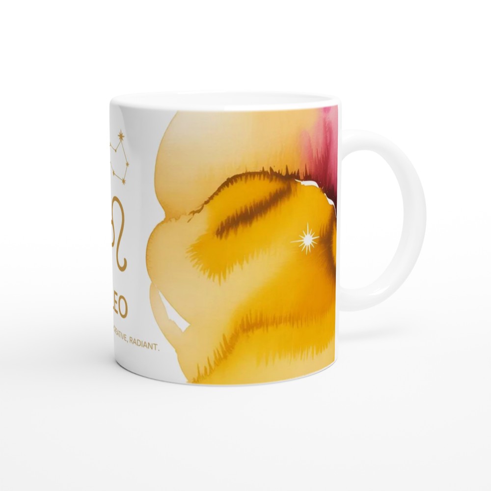 Leo Zodiac Mug | Astrology Star Sign Gift | Confident Creative Radiant | Birthday Present for Her or Him — view 12
