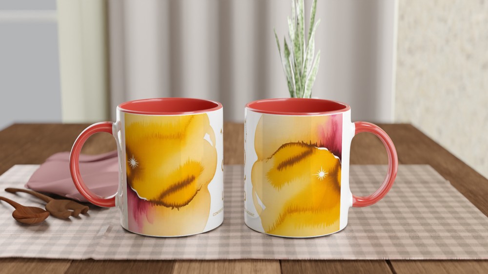 Leo Zodiac Mug | Astrology Star Sign Gift | Confident Creative Radiant | Birthday Present for Her or Him — view 7