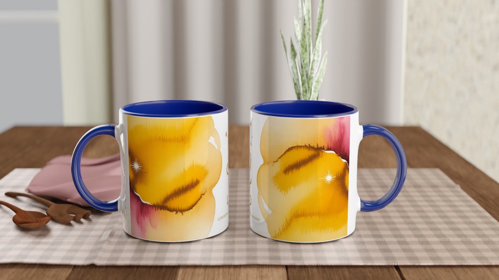 Leo Zodiac Mug | Astrology Star Sign Gift | Confident Creative Radiant | Birthday Present for Her or Him — view 4