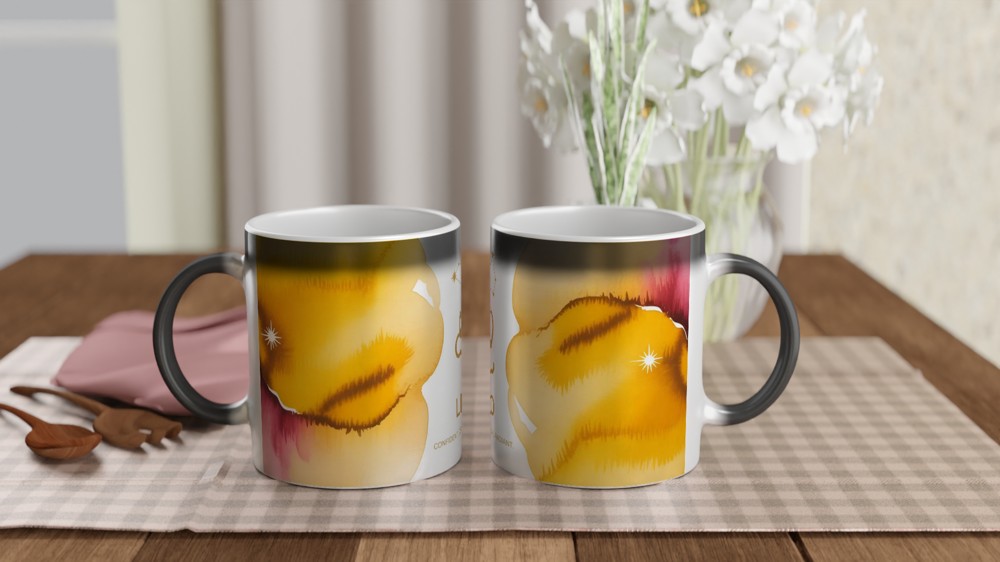 Leo Zodiac Mug | Astrology Star Sign Gift | Confident Creative Radiant | Birthday Present for Her or Him — view 3