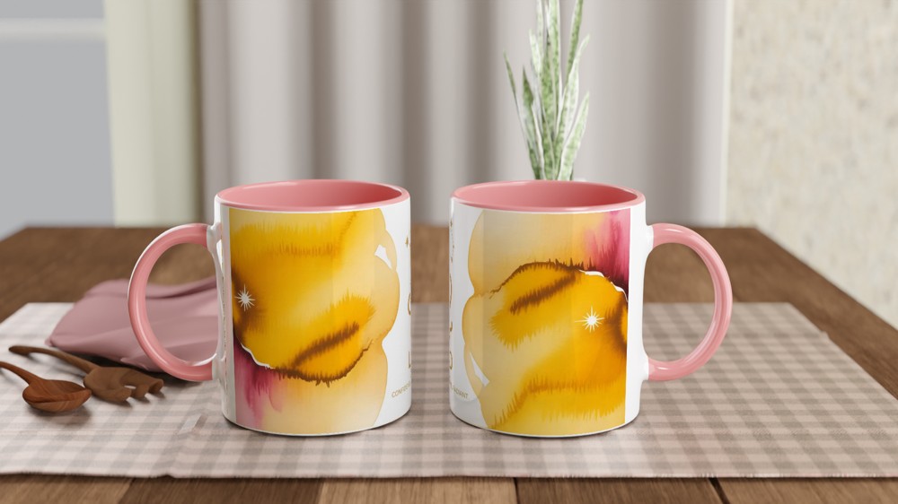 Leo Zodiac Mug | Astrology Star Sign Gift | Confident Creative Radiant | Birthday Present for Her or Him — view 6
