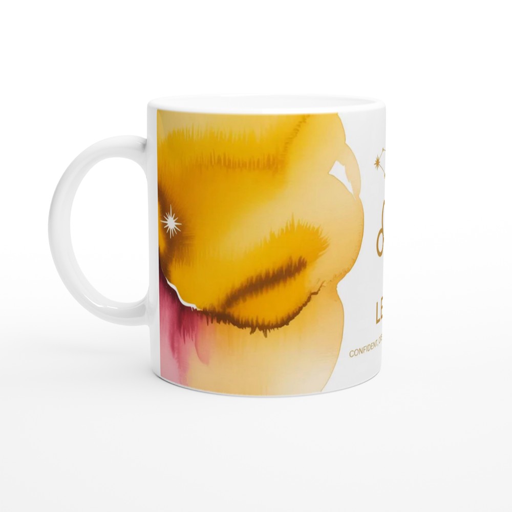 Leo Zodiac Mug | Astrology Star Sign Gift | Confident Creative Radiant | Birthday Present for Her or Him — view 10