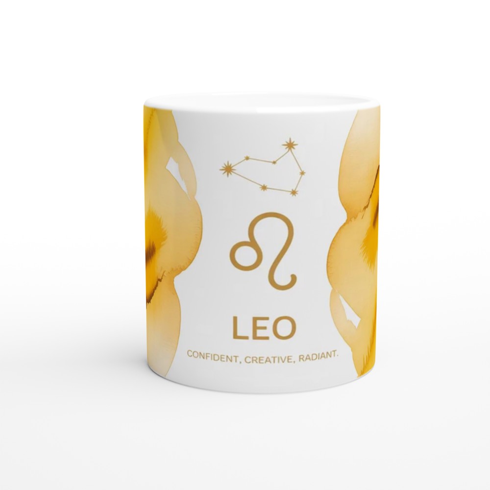 Leo Zodiac Mug | Astrology Star Sign Gift | Confident Creative Radiant | Birthday Present for Her or Him — view 11