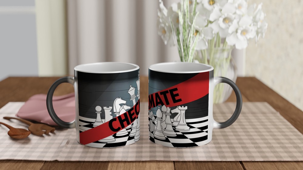 Checkmate Chess Board Mug — view 3