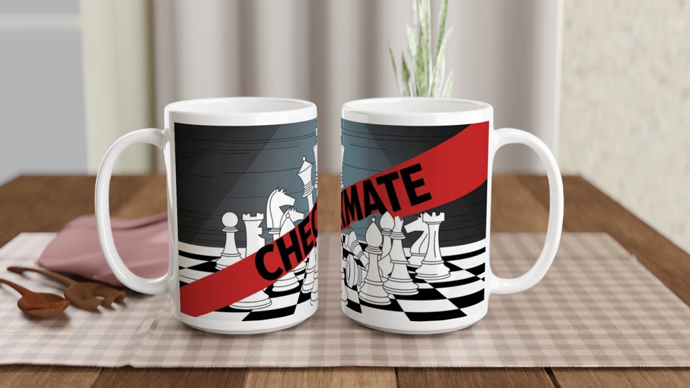 Checkmate Chess Board Mug — view 2