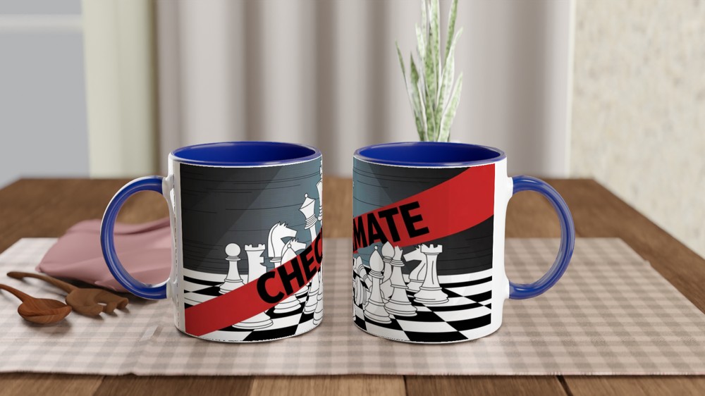 Checkmate Chess Board Mug — view 4