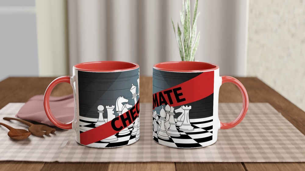 Checkmate Chess Board Mug — view 7