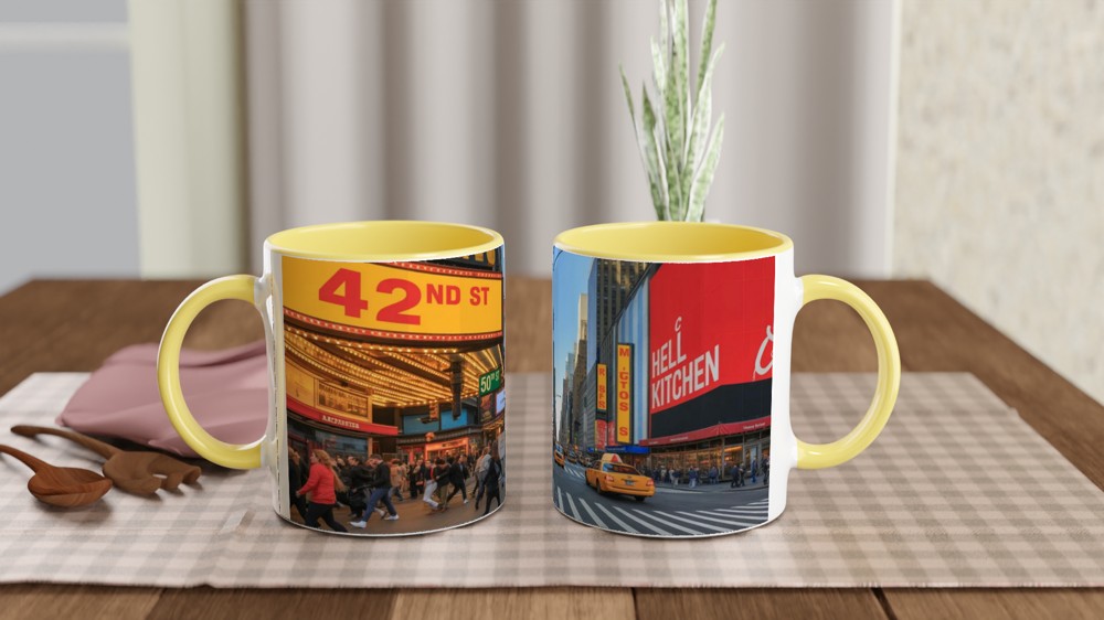 Times Square New York City Street Scene Mug — view 8