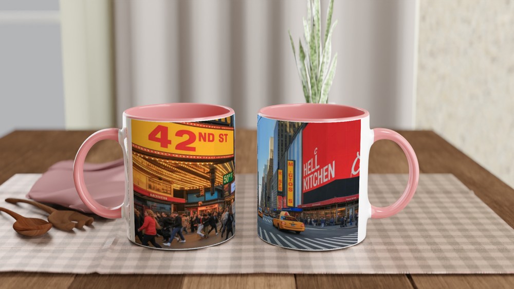 Times Square New York City Street Scene Mug — view 6