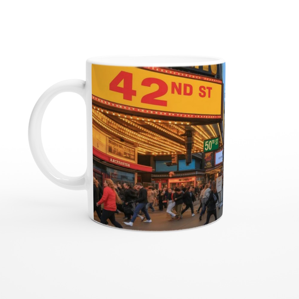 Times Square New York City Street Scene Mug — view 10