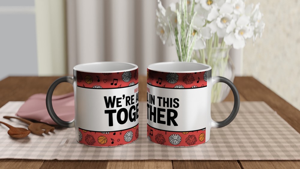 High School Musical Mug | We're All in This Together Quote | Musical Theatre Gift | Best Friend Present — view 3