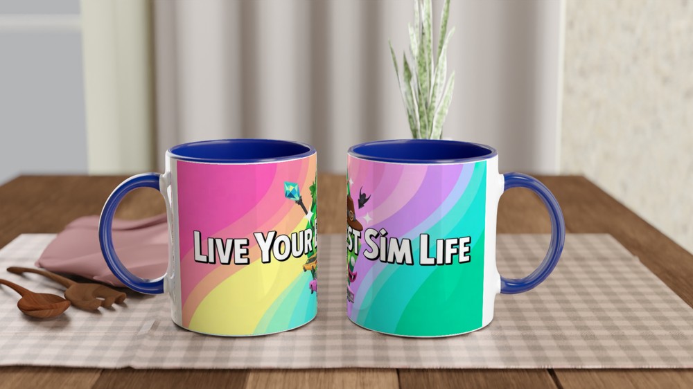 Live Your Best Sim Life Gaming Mug — view 4