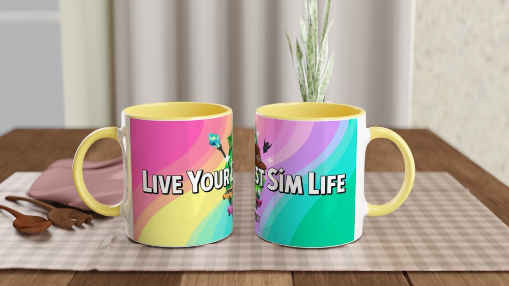 Live Your Best Sim Life Gaming Mug — view 8