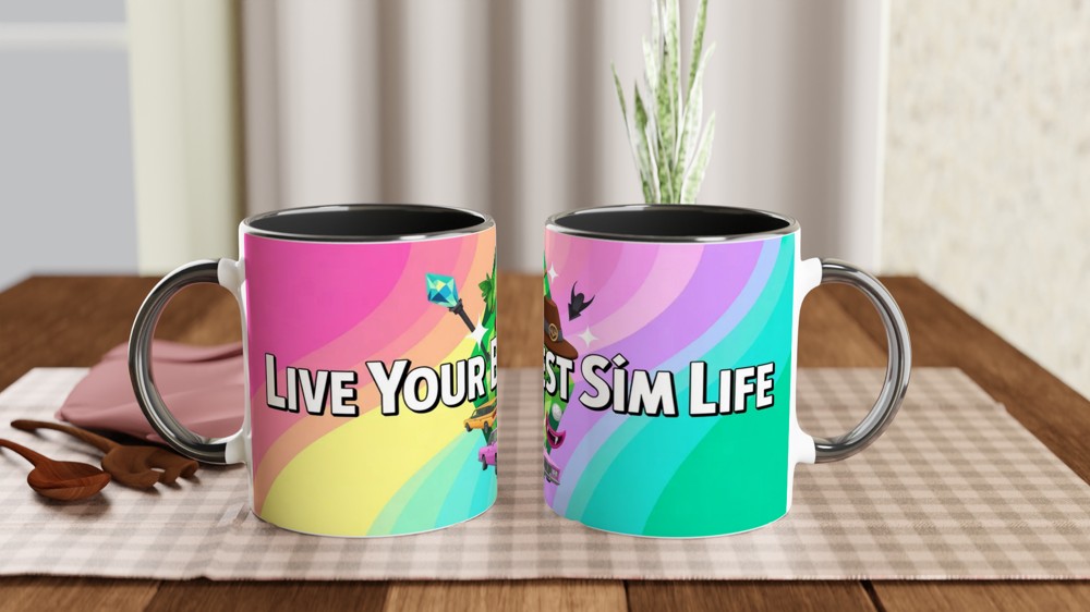 Live Your Best Sim Life Gaming Mug — view 9