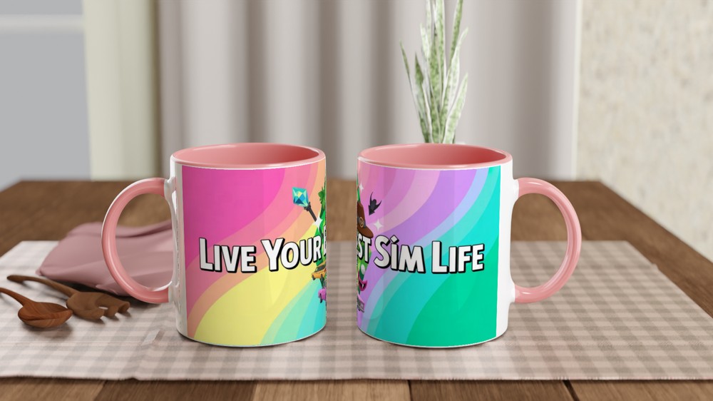 Live Your Best Sim Life Gaming Mug — view 6