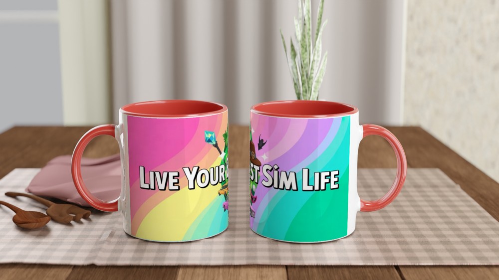 Live Your Best Sim Life Gaming Mug — view 7