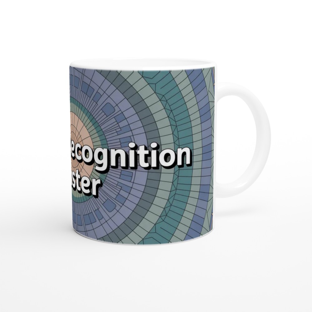 Pattern Recognition Mug | Puzzle Lover Gift | Cool Mandala Geometric Design | Gift for Colleagues and Gamers — view 6